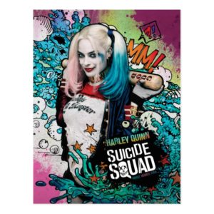 Suicide Squad | Harley Quinn Character Graffiti Postcard