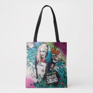 Suicide Squad | Harley Quinn Character Graffiti Tote Bag