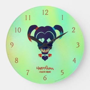 Suicide Squad | Harley Quinn Head Icon Large Clock
