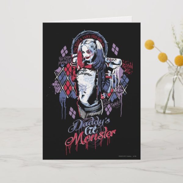 Suicide Squad | Harley Quinn Inked Graffiti Card