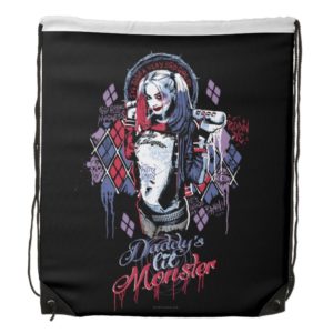Suicide Squad | Harley Quinn Inked Graffiti Drawstring Bag