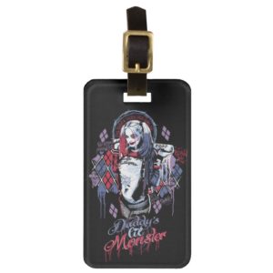 Suicide Squad | Harley Quinn Inked Graffiti Luggage Tag