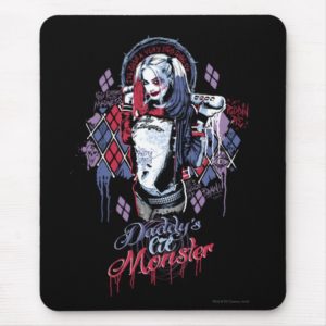 Suicide Squad | Harley Quinn Inked Graffiti Mouse Pad
