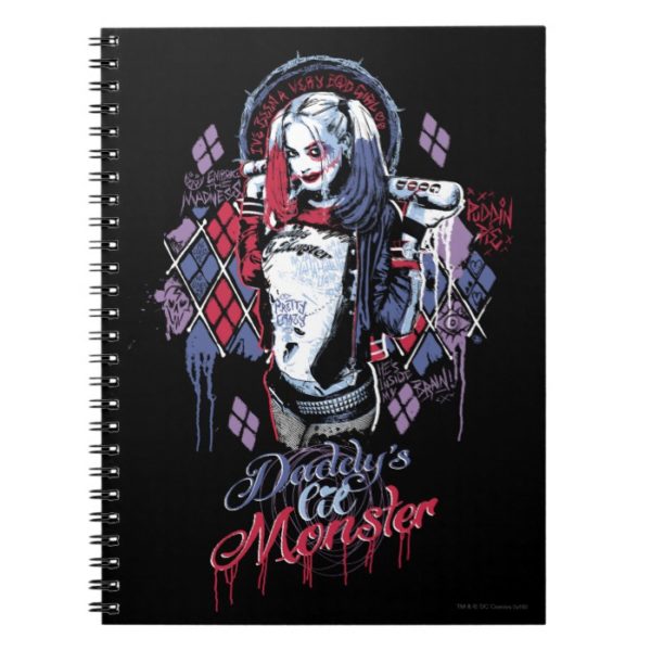 Suicide Squad | Harley Quinn Inked Graffiti Notebook