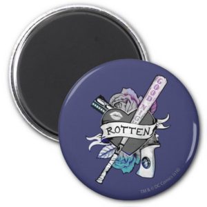 Suicide Squad | Harley Quinn "Rotten" Tattoo Art Magnet