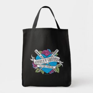 Suicide Squad | Harley Quinn's Tattoo Parlor Heart Tote Bag