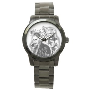Suicide Squad | Joker & Harley Airbrush Tattoo Wrist Watch