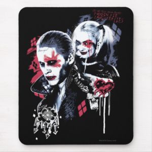 Suicide Squad | Joker & Harley Painted Graffiti Mouse Pad