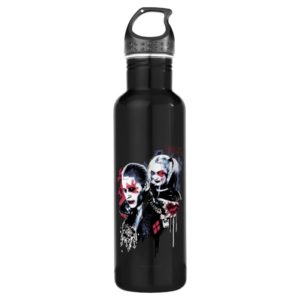 Suicide Squad | Joker & Harley Painted Graffiti Stainless Steel Water Bottle