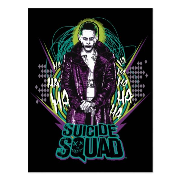 Suicide Squad | Joker Retro Rock Graphic Postcard