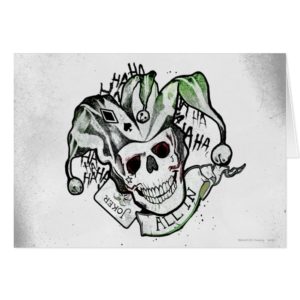 Suicide Squad | Joker Skull "All In" Tattoo Art