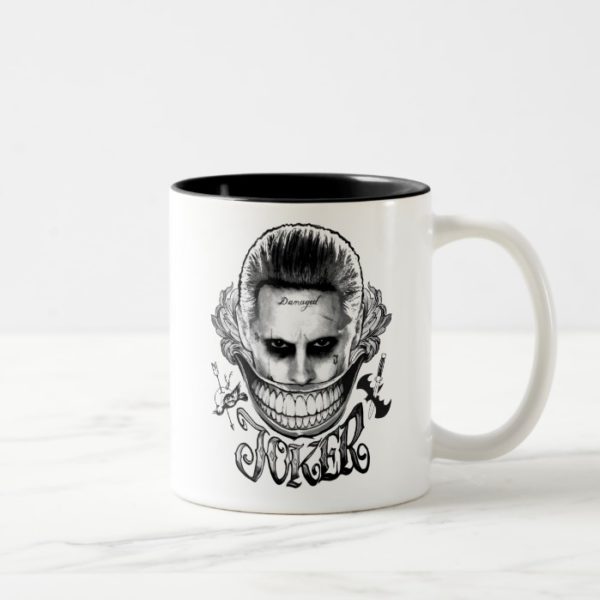 Suicide Squad | Joker Smile Two-Tone Coffee Mug
