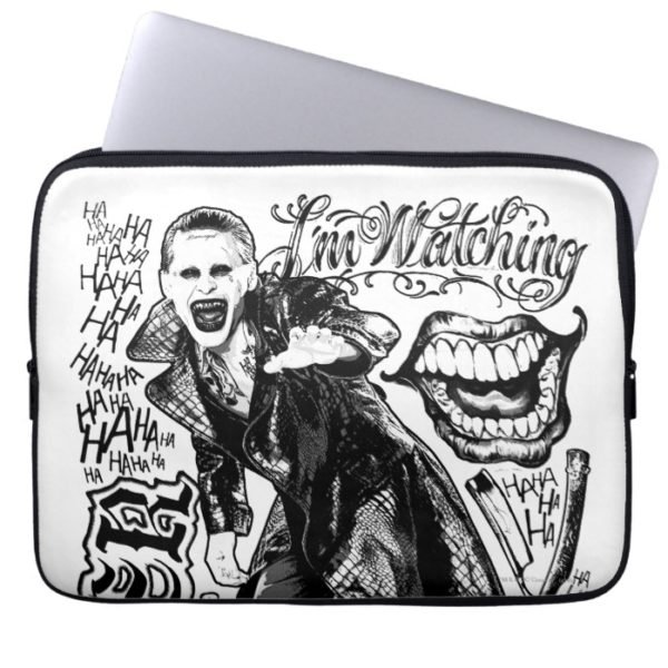 Suicide Squad | Joker Typography Photo Computer Sleeve