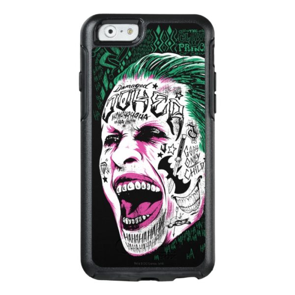 Suicide Squad | Laughing Joker Head Sketch OtterBox iPhone Case