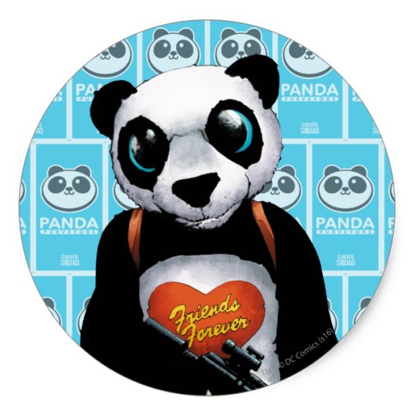 Suicide Squad | Panda Classic Round Sticker