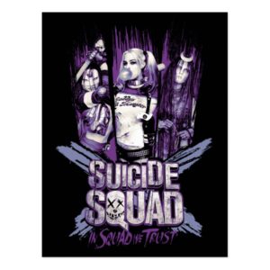 Suicide Squad | Squad Girls "In Squad We Trust" Postcard