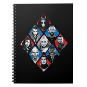 Suicide Squad | Task Force X Checkered Diamond Notebook