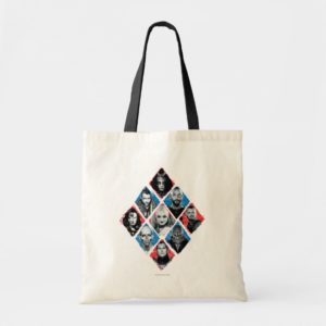 Suicide Squad | Task Force X Checkered Diamond Tote Bag