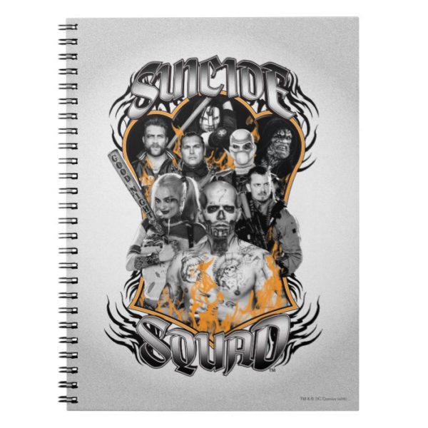Suicide Squad | Task Force X Tribal Tattoo Notebook