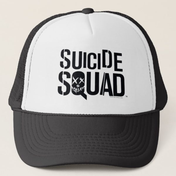 Suicide Squad | White Logo Trucker Hat