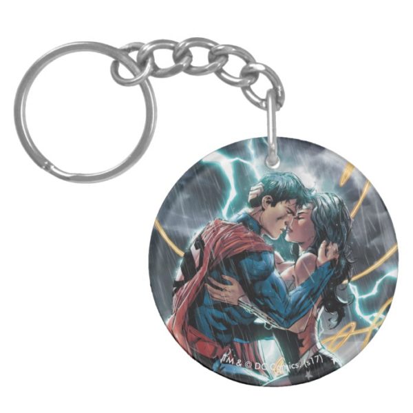 Superman/Wonder Woman Comic Promotional Art Keychain