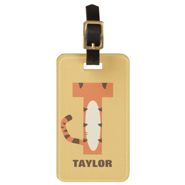 T is for Tigger | Add Your Name Luggage Tag