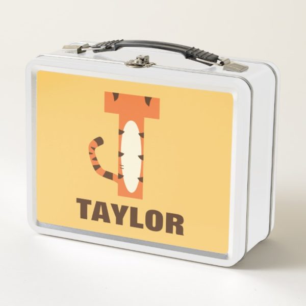 T is for Tigger | Add Your Name Metal Lunch Box