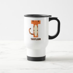 T is for Tigger | Add Your Name Travel Mug
