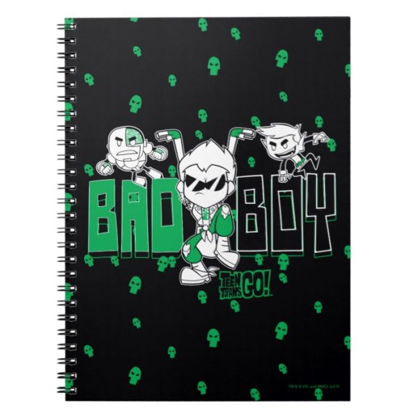 Teen Titans Go! | "Bad Boy" Robin, Cyborg, & BB Notebook