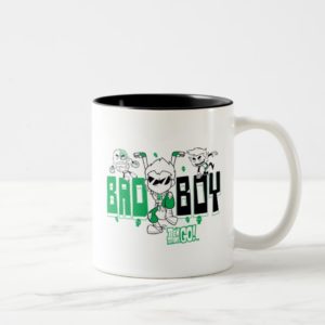 Teen Titans Go! | "Bad Boy" Robin, Cyborg, & BB Two-Tone Coffee Mug