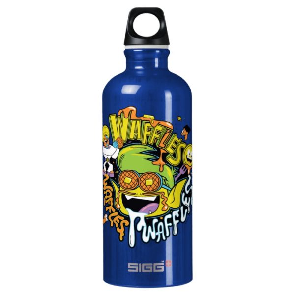 Teen Titans Go! | Beast Boy Waffles Aluminum Water Bottle