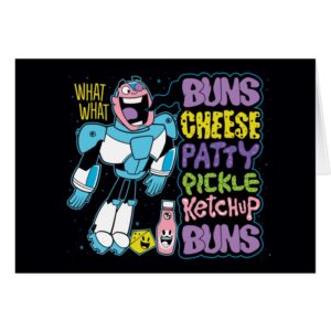 Teen Titans Go! | Cyborg Burger Rap