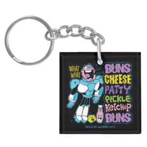 Teen Titans Go! | Cyborg Burger Rap Keychain
