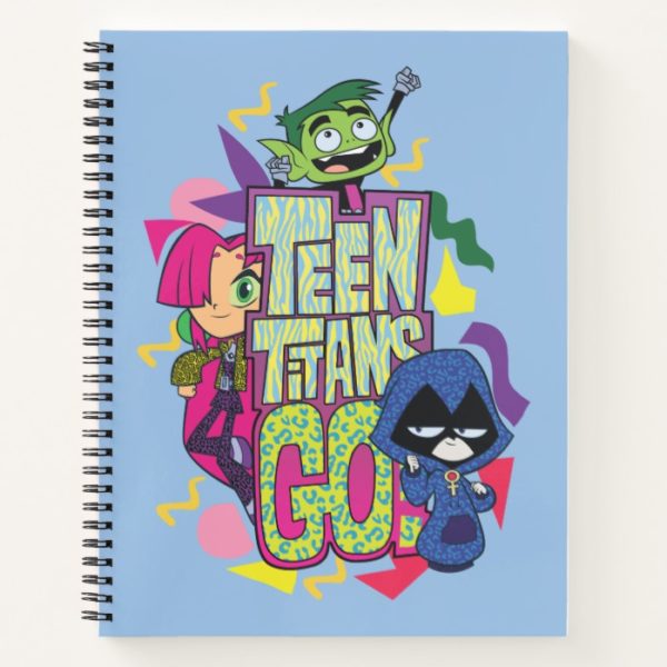 Teen Titans Go! | "Girls Girls" Animal Print Logo Notebook