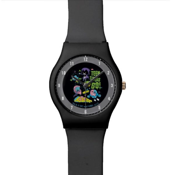 Teen Titans Go! | Gnarly 90's Pizza Graphic Wrist Watch