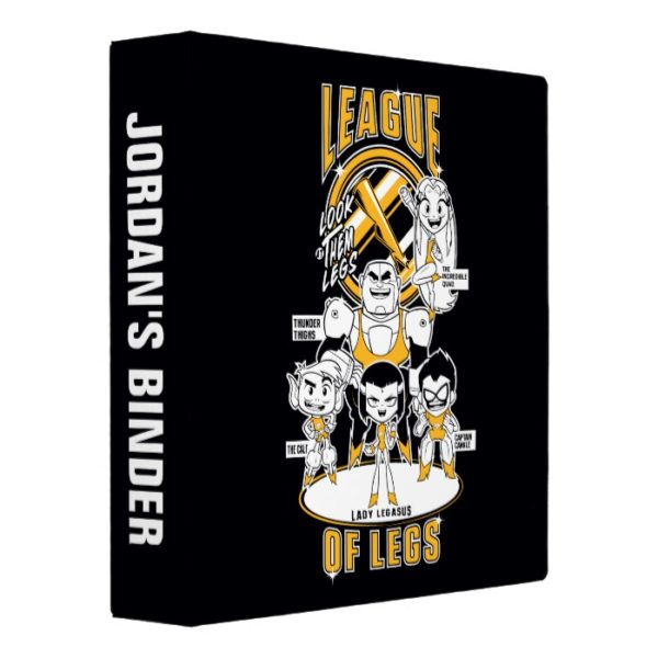 Teen Titans Go! | League of Legs 3 Ring Binder