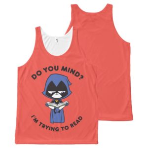Teen Titans Go! | Raven "I'm Trying To Read" All-Over-Print Tank Top