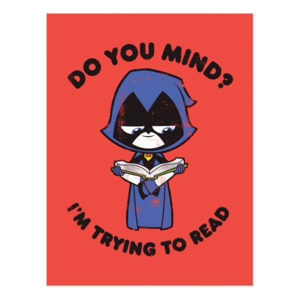 Teen Titans Go! | Raven "I'm Trying To Read" Postcard