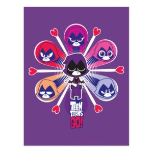 Teen Titans Go! | Raven's Emoticlones Postcard