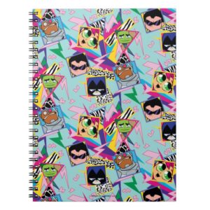 Teen Titans Go! | Retro 90's Group Collage Notebook