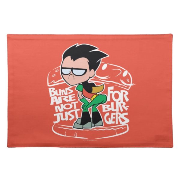 Teen Titans Go! | Robin Booty Scooty Buns Cloth Placemat