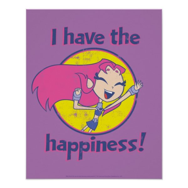Teen Titans Go! | Starfire "I Have The Happiness" Poster