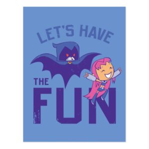 Teen Titans Go! | Starfire & Raven "Have The Fun" Postcard