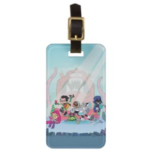 Teen Titans Go! | Tentacled Monster Approaches Luggage Tag