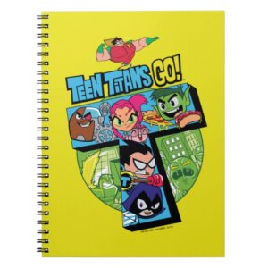 Teen Titans Go! | Titans Tower Collage Notebook