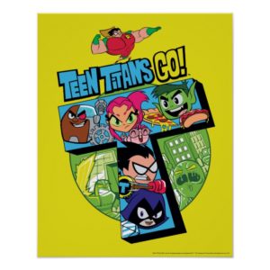 Teen Titans Go! | Titans Tower Collage Poster