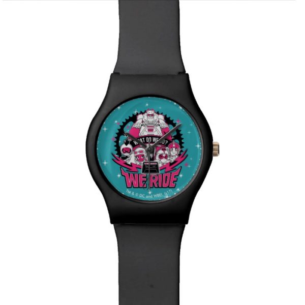 Teen Titans Go! | "We Ride" Retro Moto Graphic Wristwatch