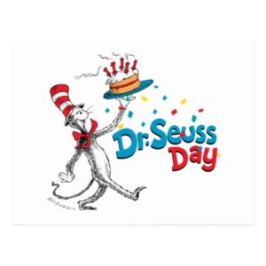 The Cat in the Hat | Dr. Seuss Day Postcard