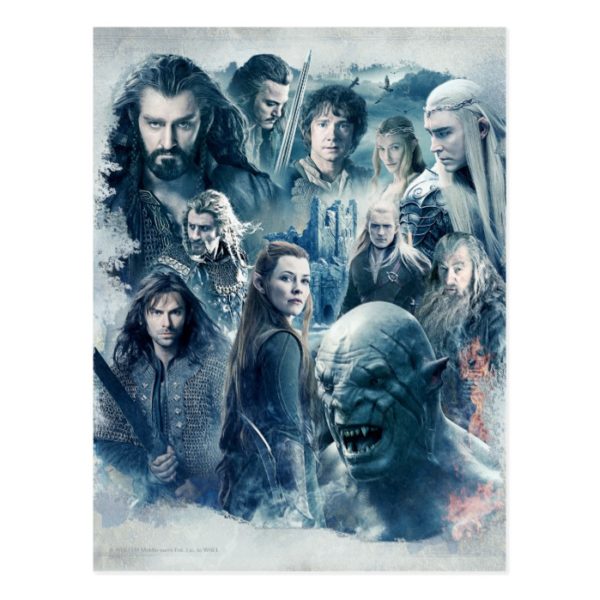 The Five Armies Character Graphic Postcard