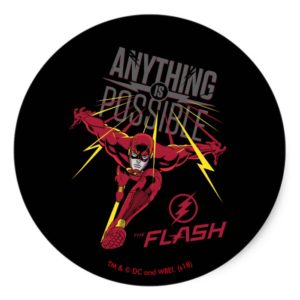 The Flash | "Anything Is Possible" Classic Round Sticker